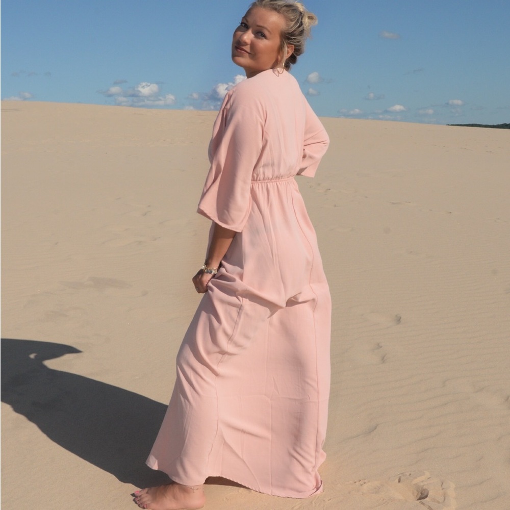 Boutique floor length gown.